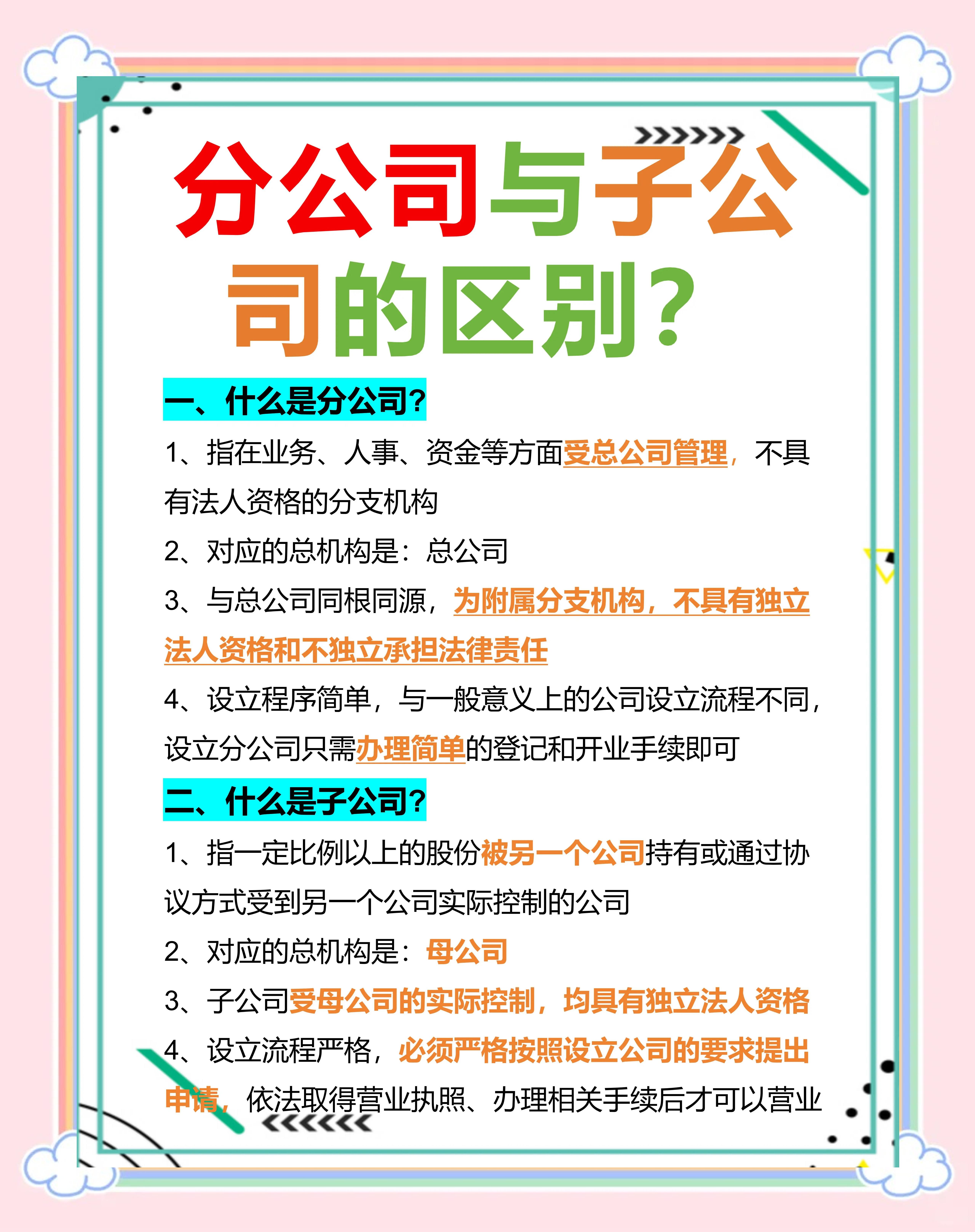公司与企业的区别