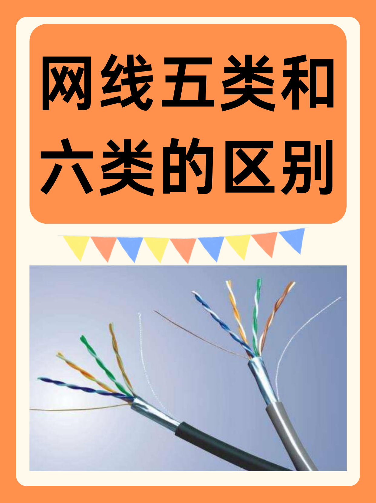 5类线和6类线的区别 5类线和6类线的区别图片 